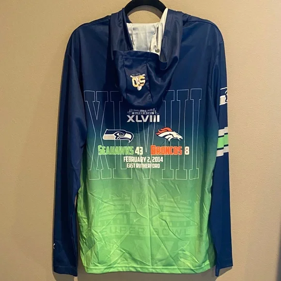 NFL Seattle Seahawks Long Sleeve Hoodie - Picture 2 of 9